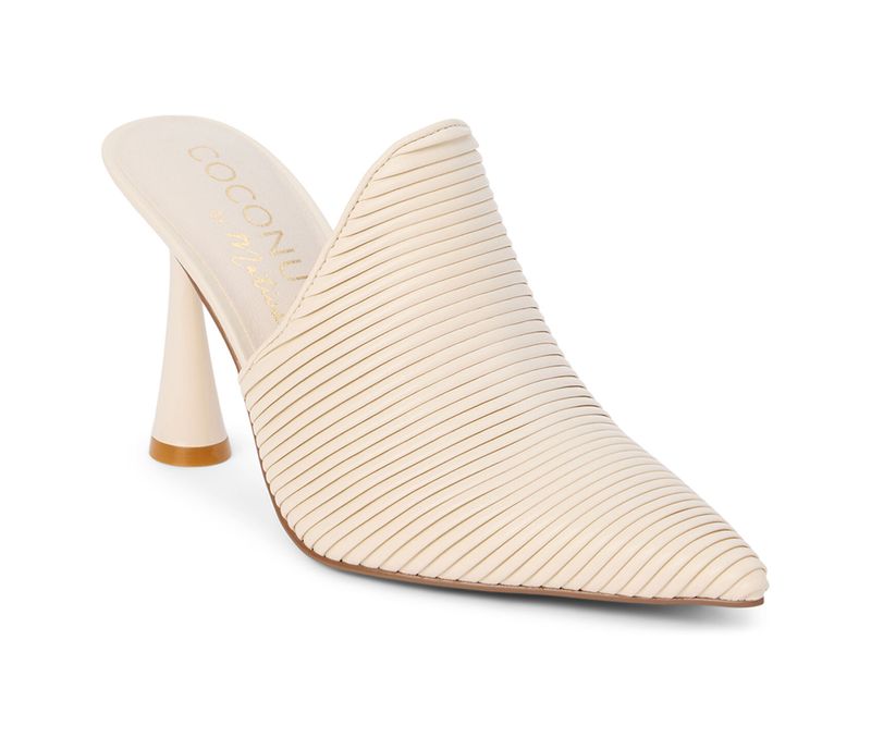 Coconuts by Matisse Raina Bone Mule Heel