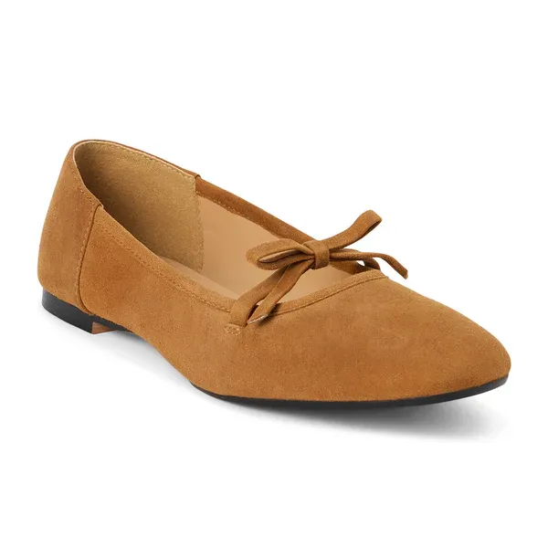 Coconuts By Matisse Missy Tan Suede Ballet Flat