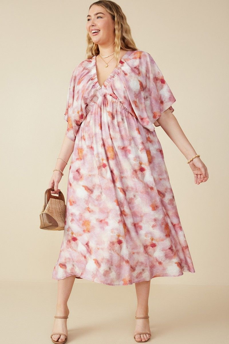 It&#39;s Show Time Print Maxi, CURVY