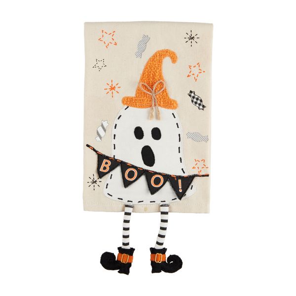 Mud Pie Halloween Dangle Leg Towel