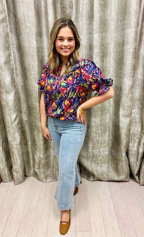 Michelle McDowell Wanderlust Multi Marlowe Top