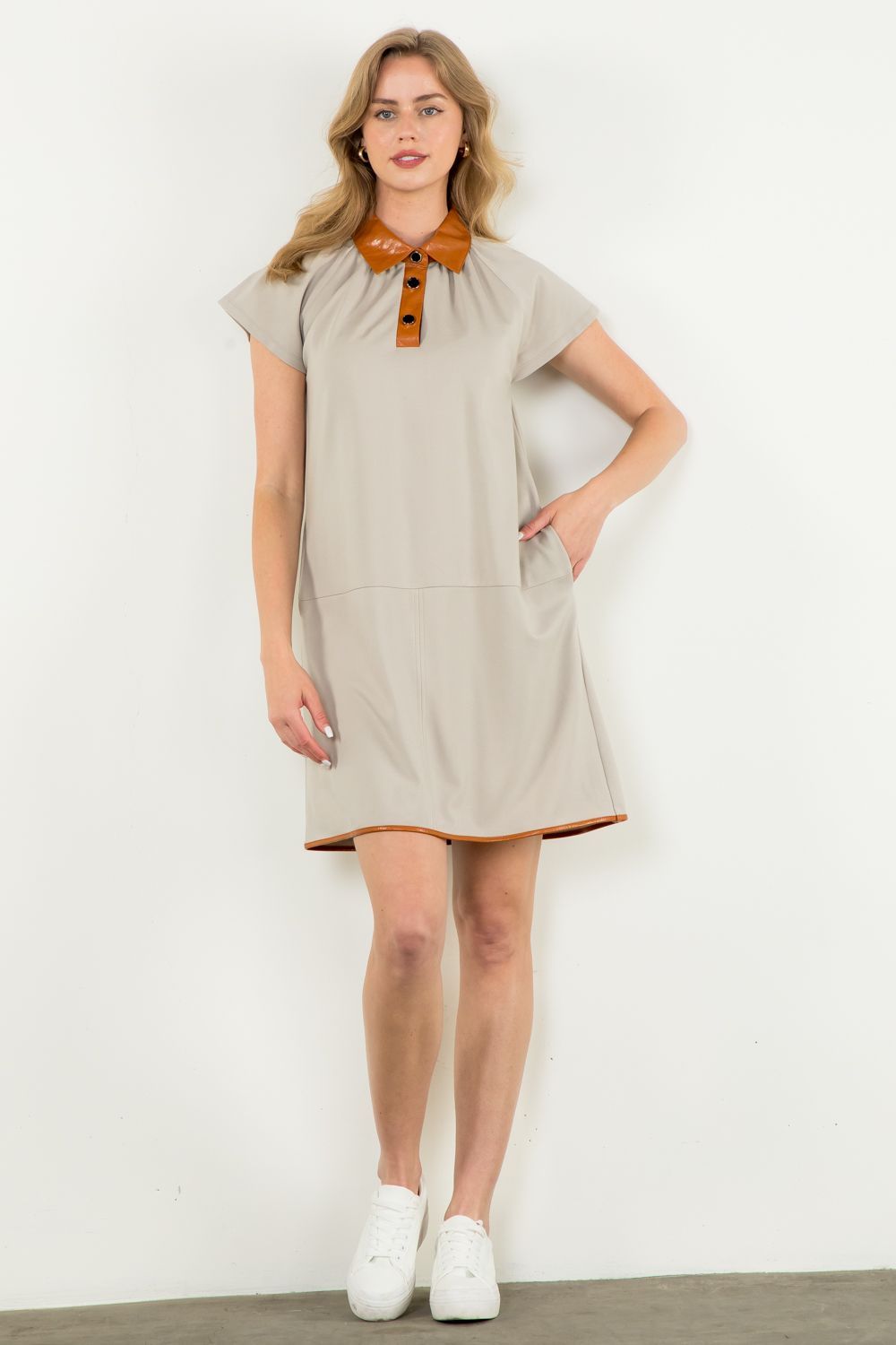 Blissful Night Collar Dress
