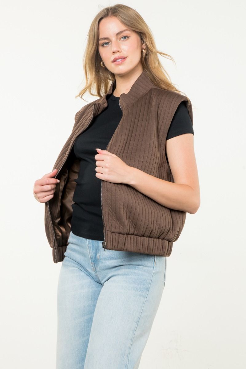 Take Care Zip-Up Vest