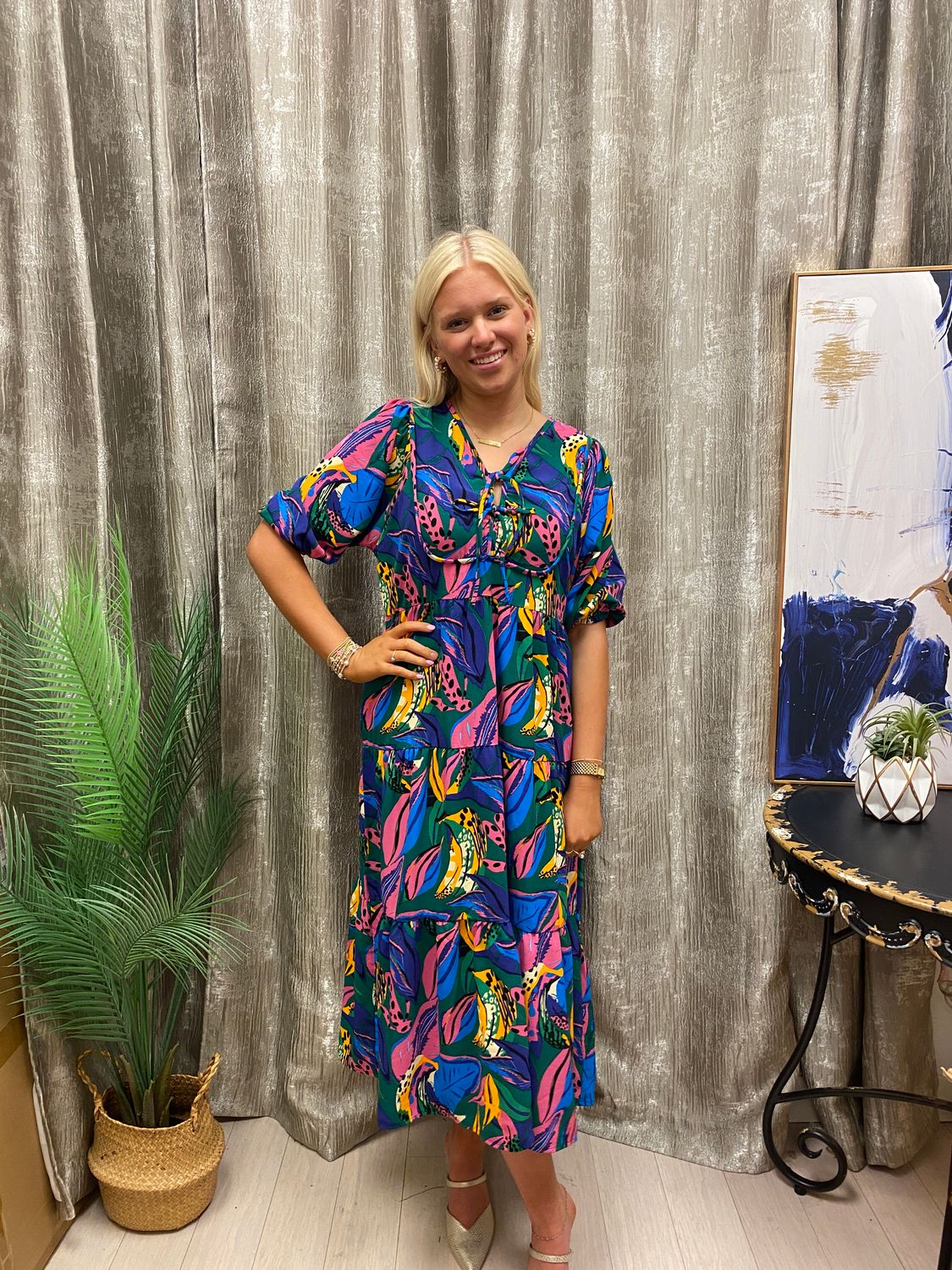 Michelle McDowell Eyes On Me Purple Vivey Dress