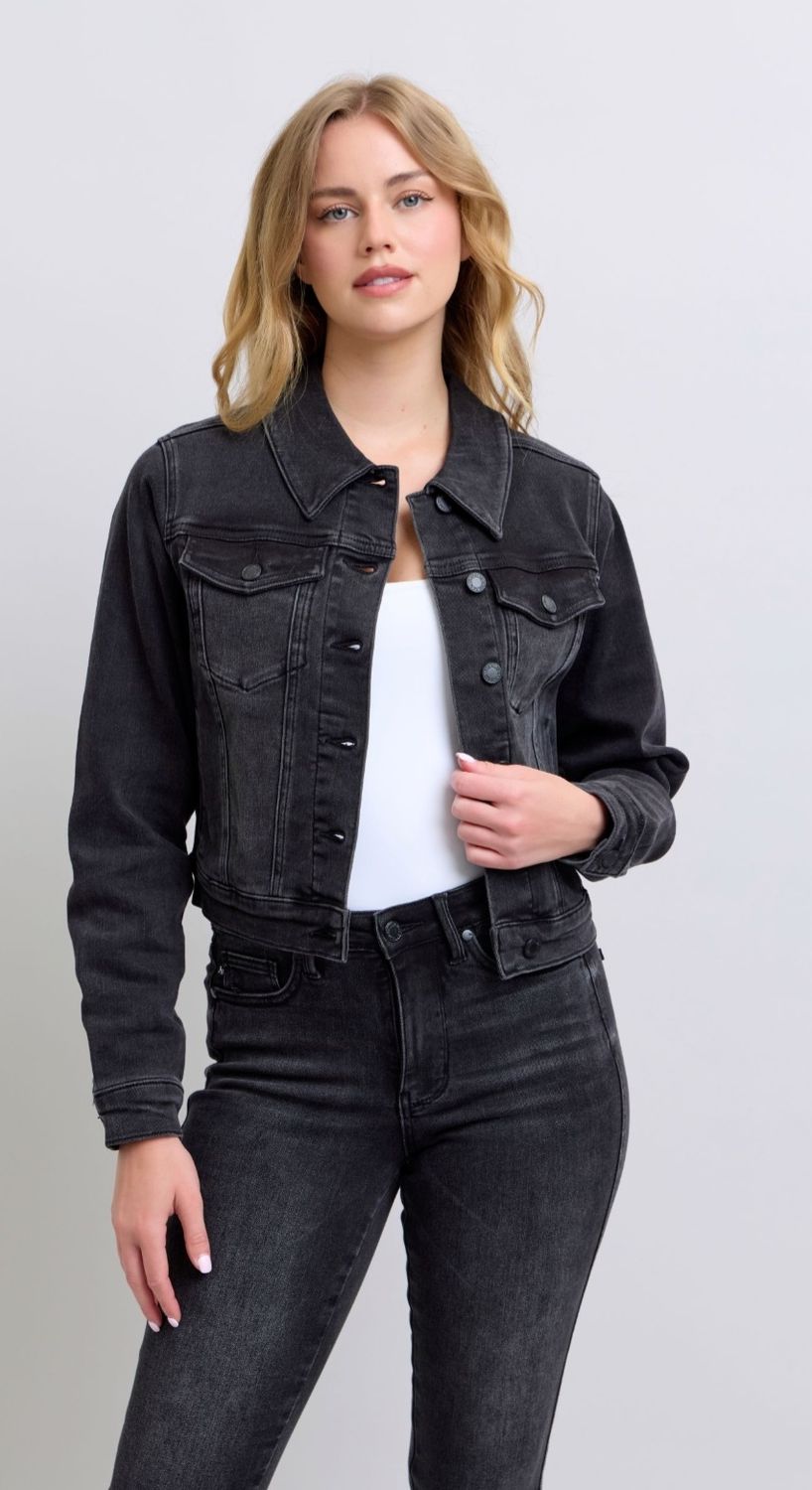 Judy Blue Lovely Mid Length Jacket