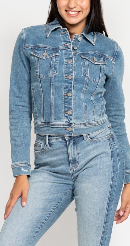 Judy Blue Nostalgia Vintage Denim Jacket