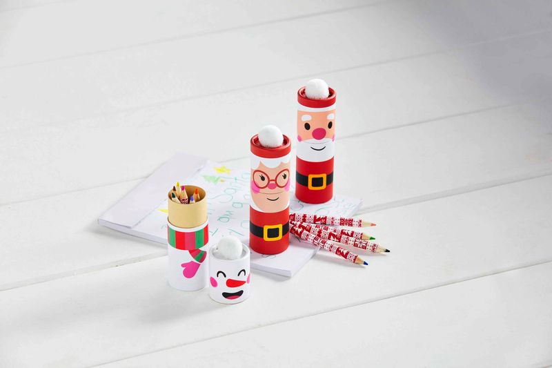 Mud Pie Christmas Colored Pencils