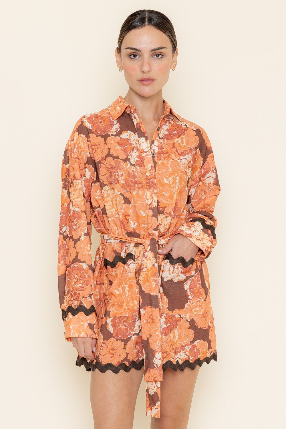 When I Think About You Shirt Dress
