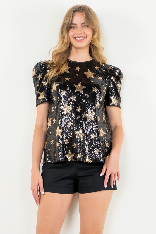 I&#39;m A Star Sequin Top