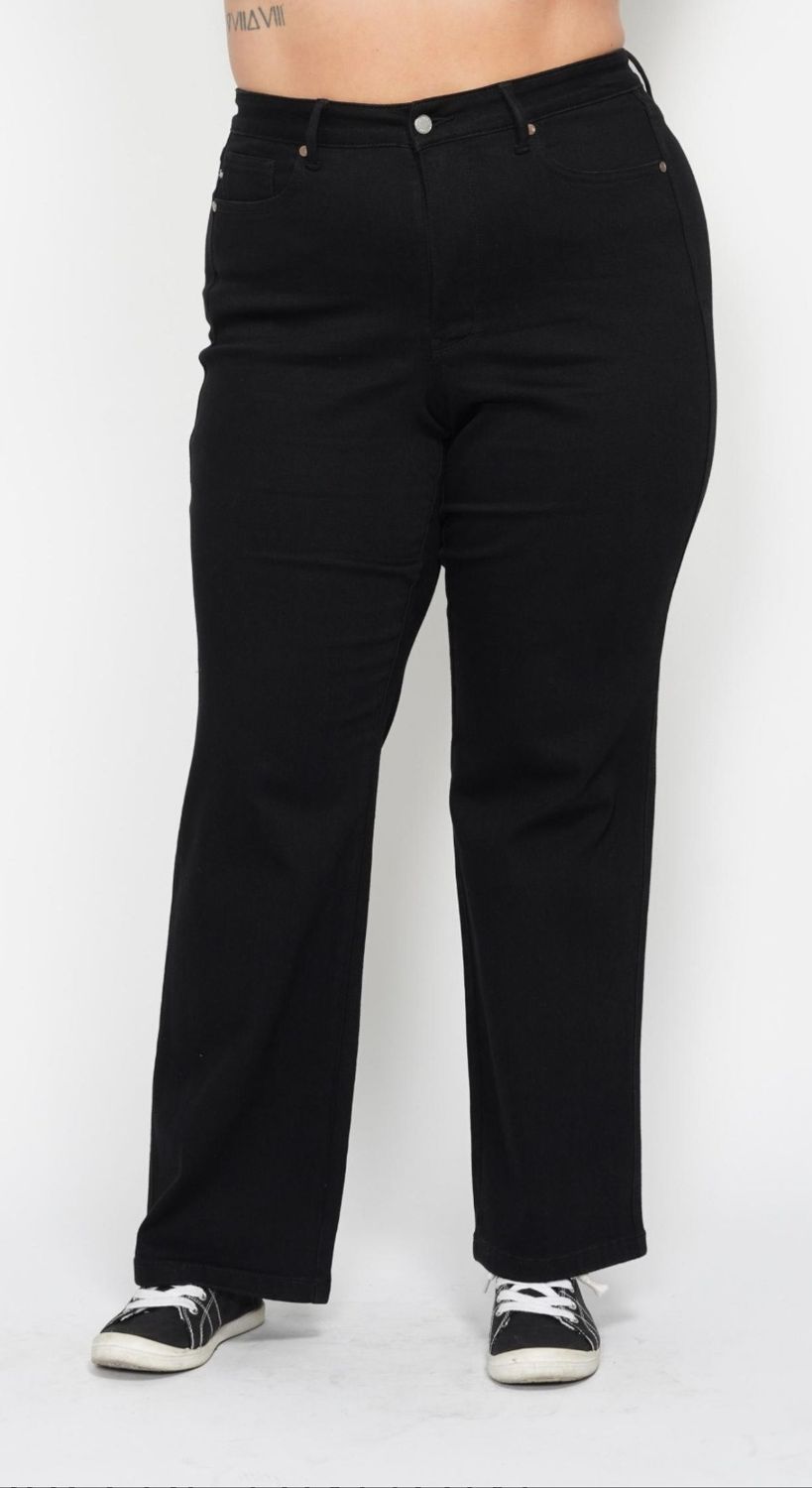 Judy Blue Classy HW Tummy Control Straight, CURVY