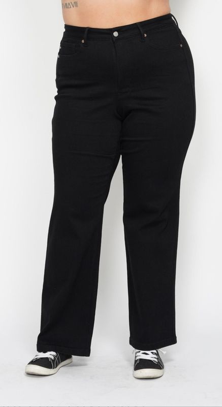 Judy Blue Classy HW Tummy Control Straight, CURVY