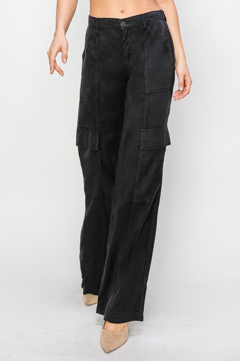 Risen Wave Of Calm HR Cargo Pants - Black
