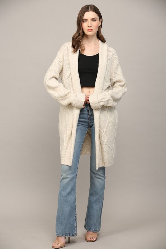 Cozy Love Cable Knit Cardigan