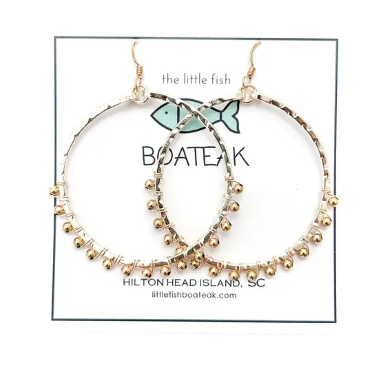 Little Fish Boateak Class Sea Mainsail BeadedEarri