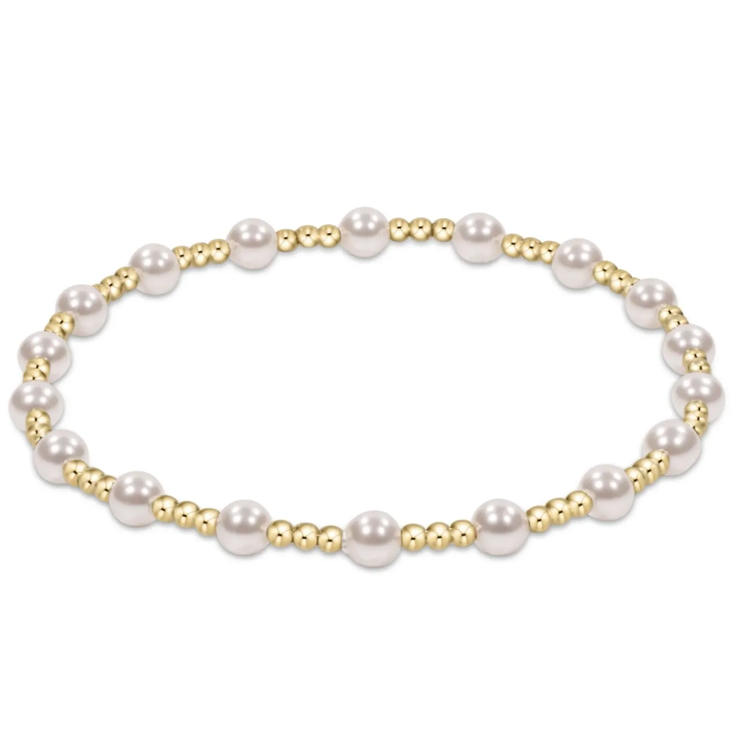 enewton Extends - Classic Sincerity Pattern 4mm Bead - Pearl