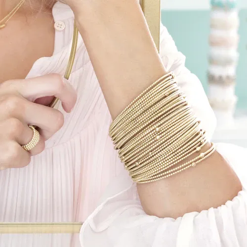 enewton Classic Gold Bead Bangle