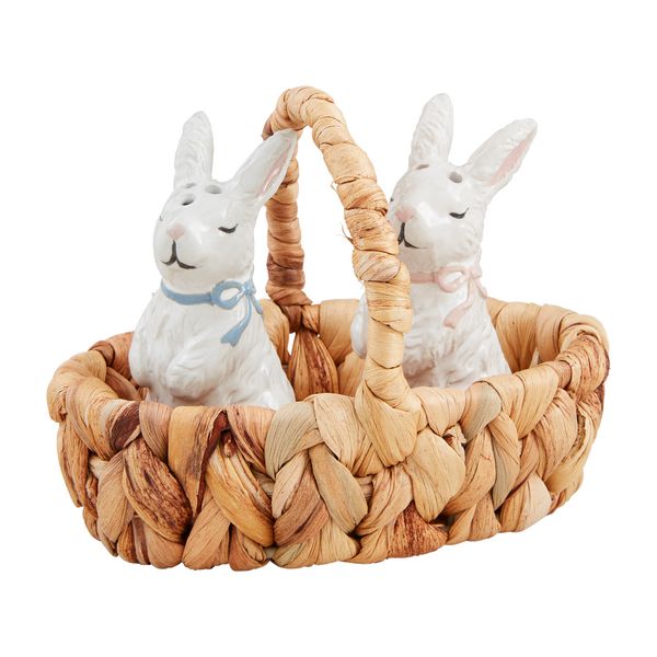 Mud Pie Bunny Salt &amp; Pepper Set