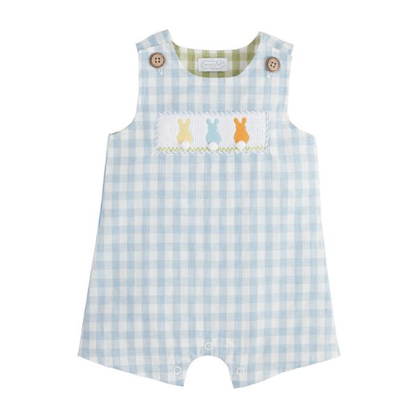 Mud Pie Gingham Bunny Jon Jon