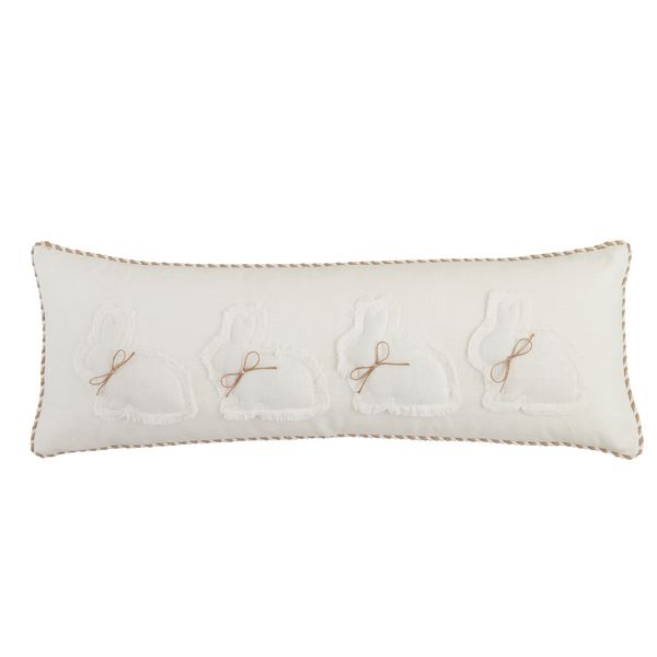 Mud Pie Spring Bunny Pillow