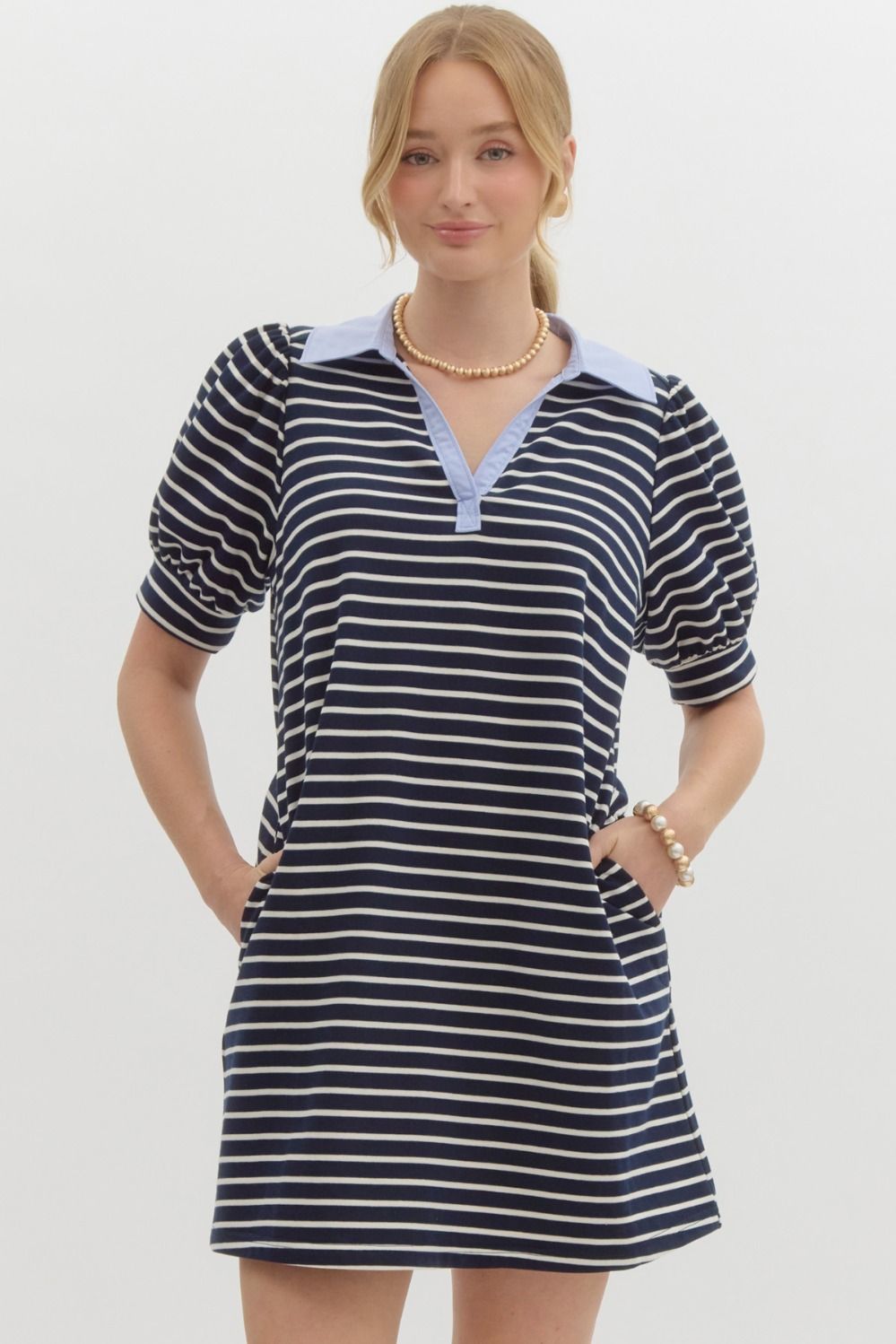 Gotta Run Striped Dress