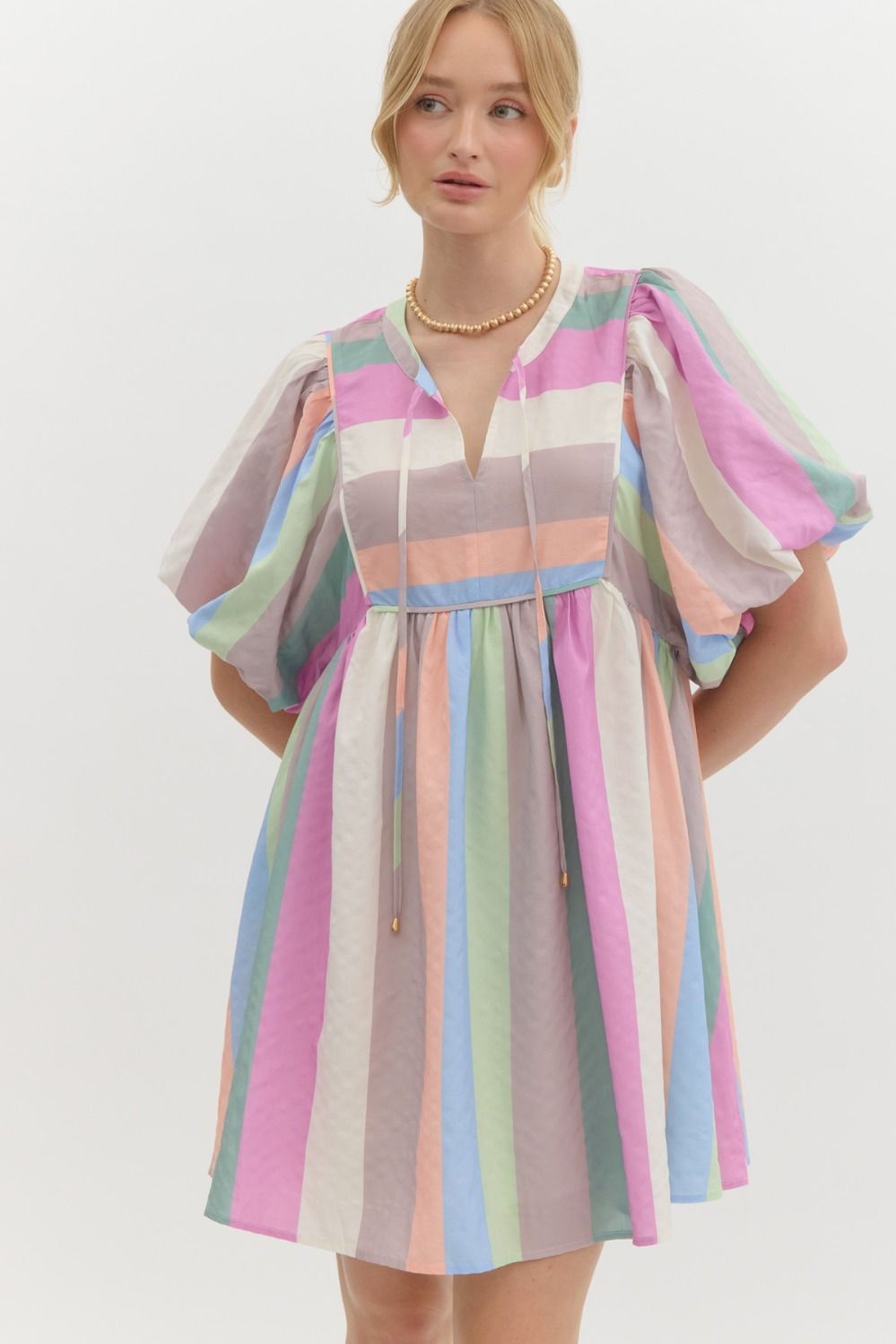 Spring Stripes Dress
