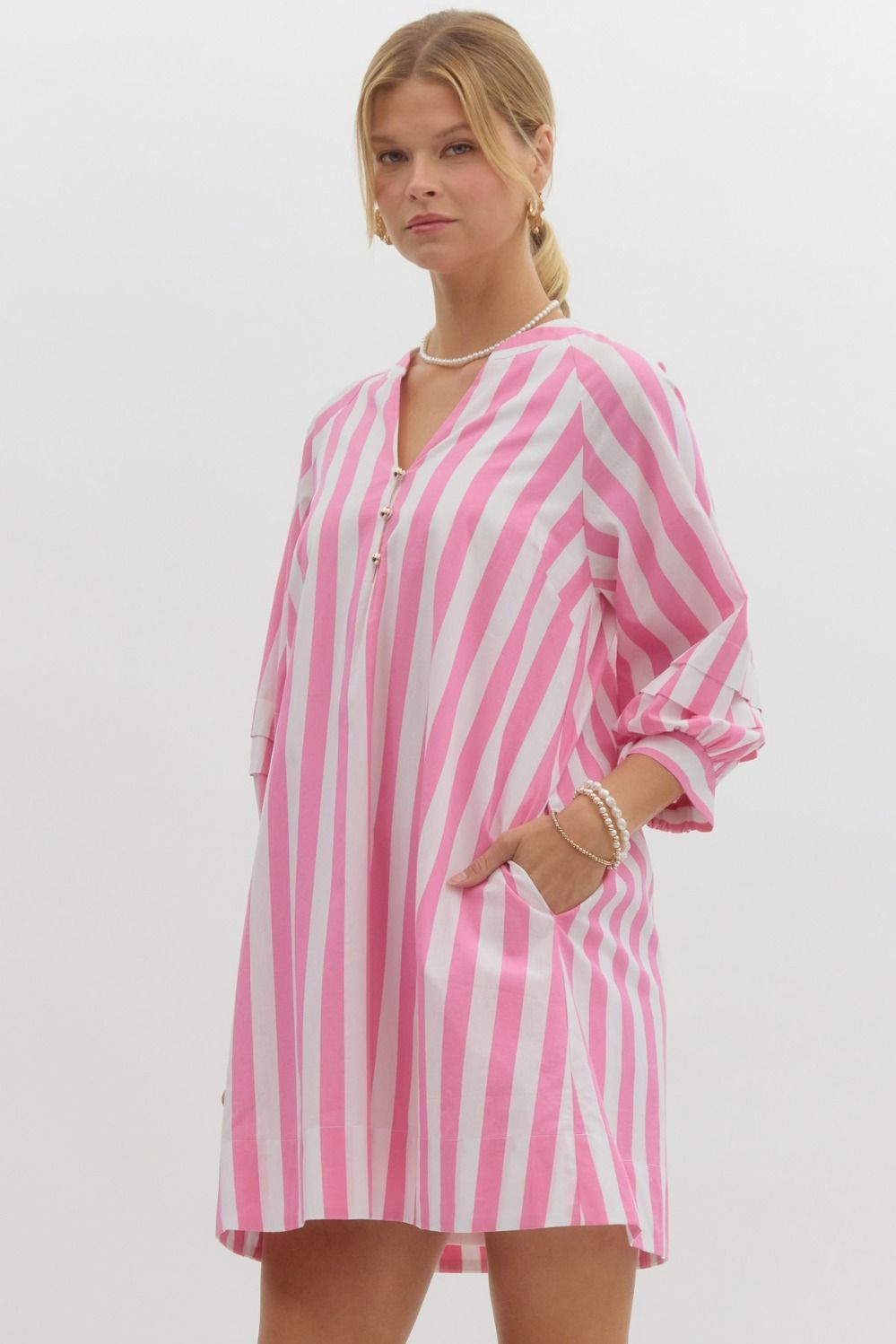 Effortless Approach Striped Dress