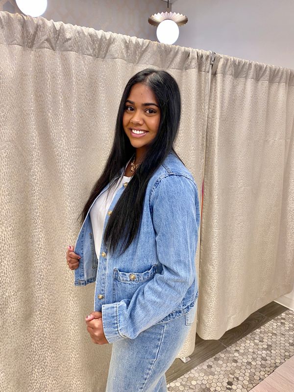 For The Night Denim Jacket