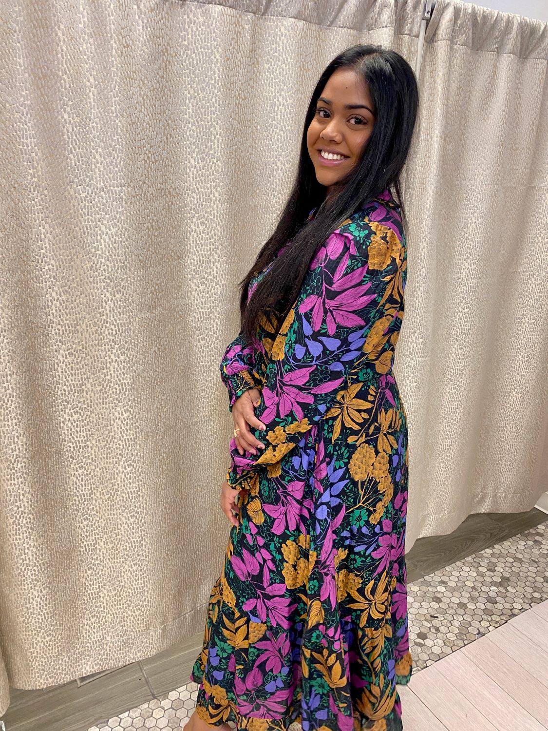 Days Go By Floral Maxi Dress