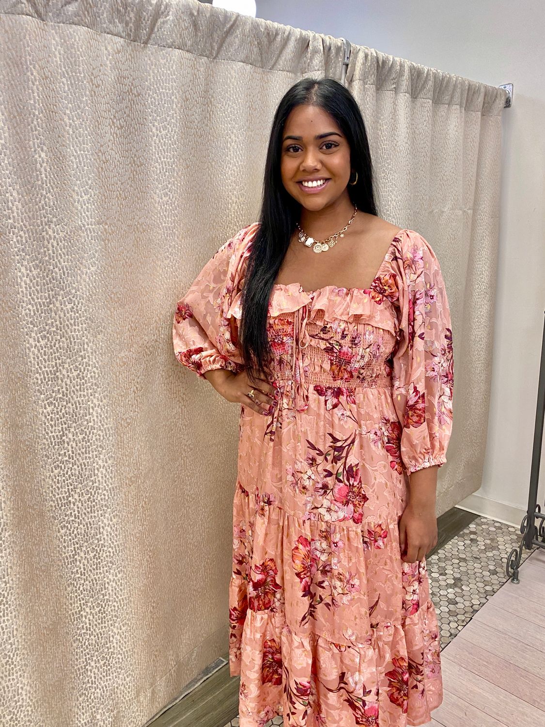 You&#39;re My Lover Chiffon Midi