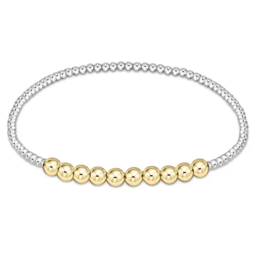 enewton Classic Beaded Bliss 2mm Bead Bracelet - 4mm - Mixed Metal