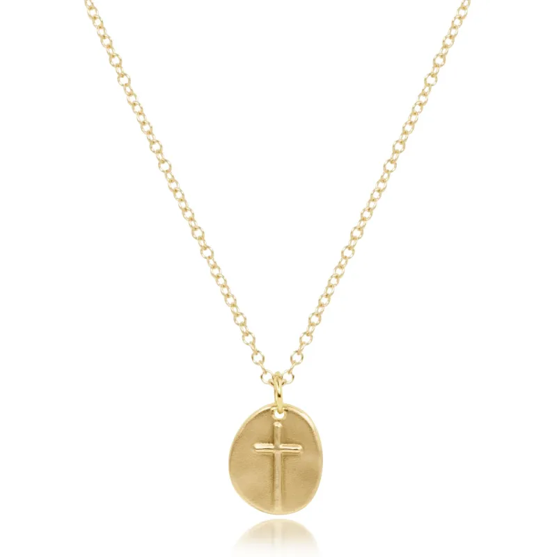 enewton 16&quot; Necklace Gold - Inspire Small Gold Charm