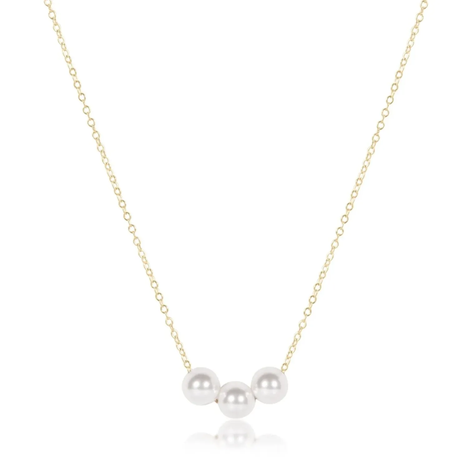 enewton 16&quot; Necklace Gold - Joy Pearl 6mm