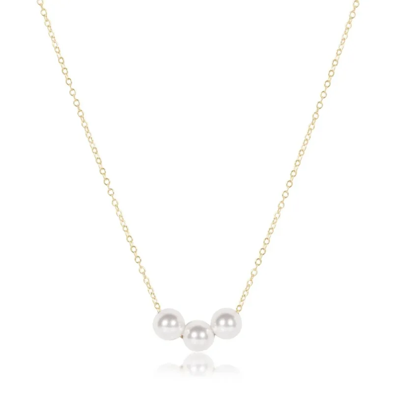 enewton 16&quot; Necklace Gold - Joy Pearl 6mm