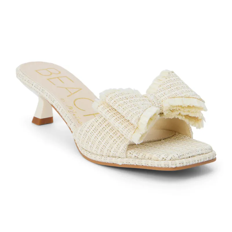 Beach By Matisse Penelope Kitten Heel - White