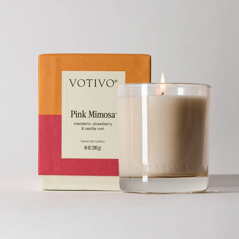 Votivo Signature Candle Pink Mimosa -10oz