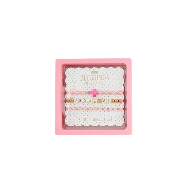 Mud Pie Cross Beaded Bracelets - Girls