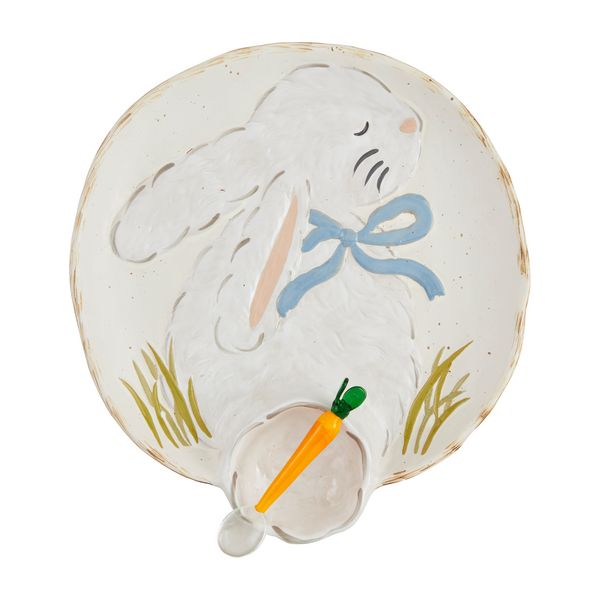 Mud Pie Bunny Chip And Dip Set