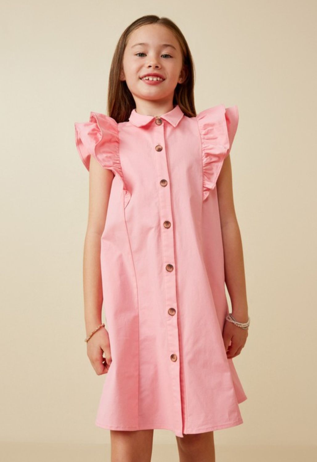 Trixie Button Down Dress, TWEEN