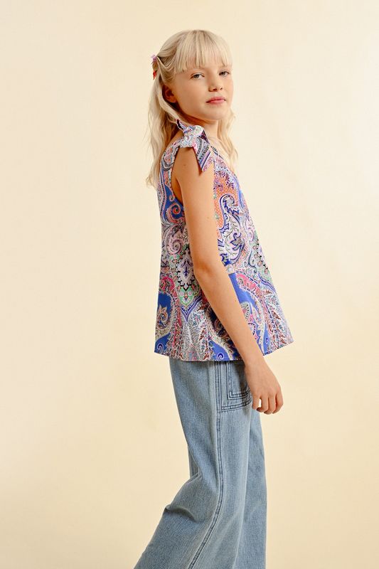 Molly Bracken Girl Woven Top - Aelis