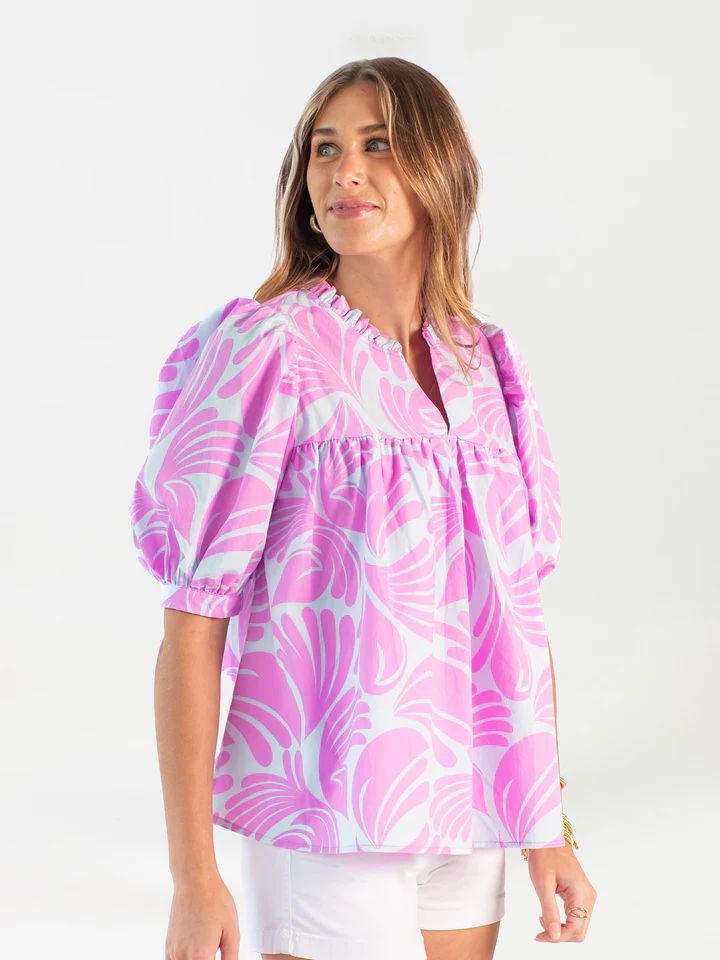Mary Square Sail Away Blue Maggie Top
