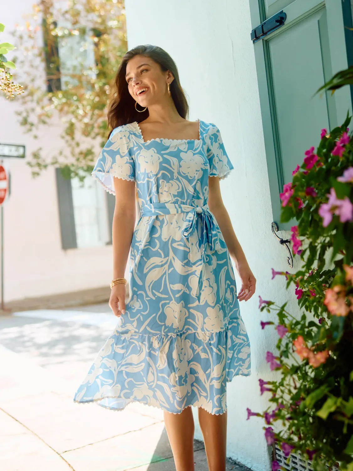 Mary Square Spring Serenade  Emery Dress