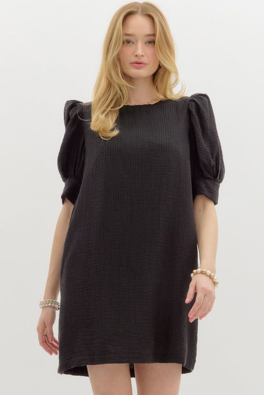Let&#39;s Be Clear Solid Dress