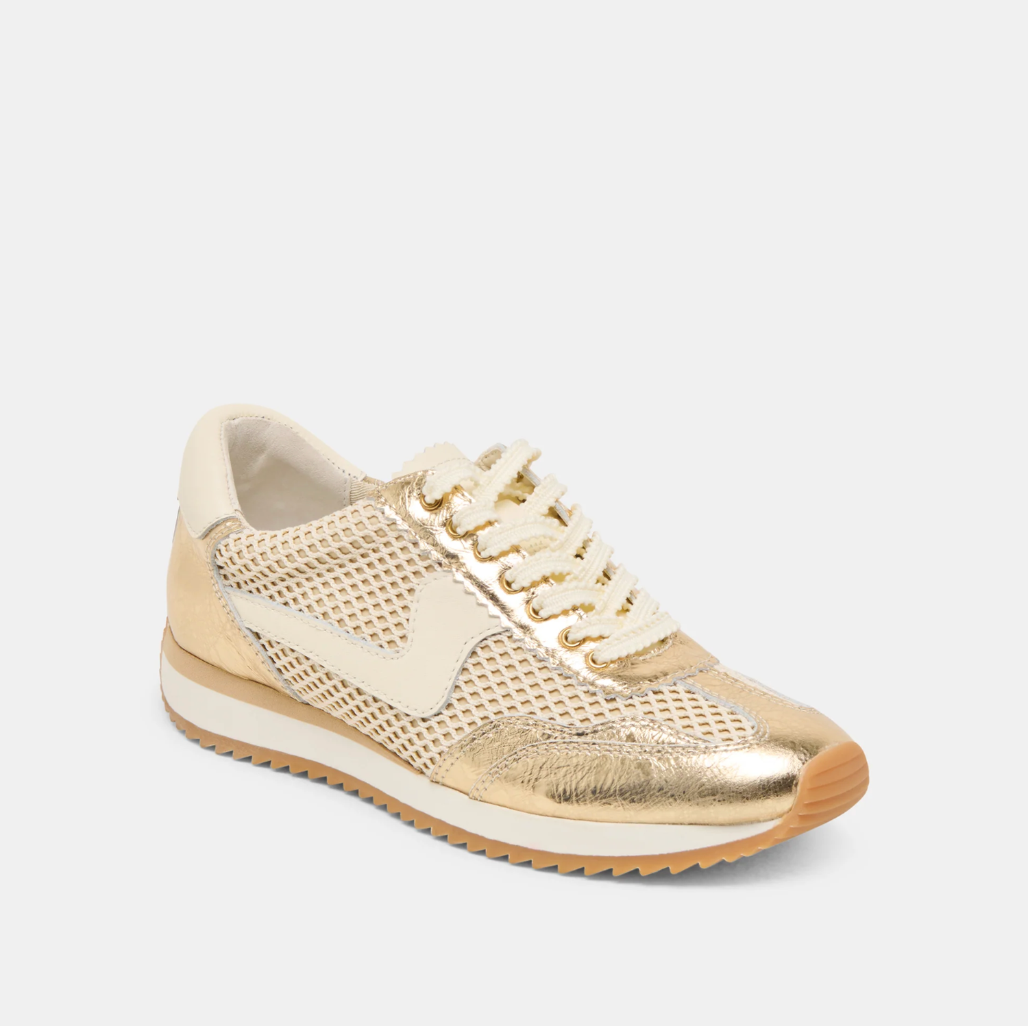 Dolce Vita B. Noticed Gold Woven Mesh Sneaker