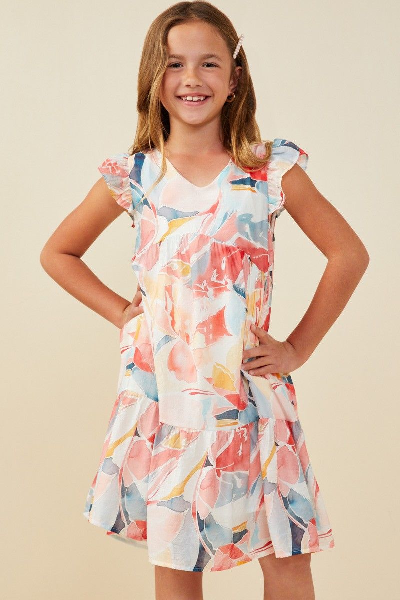 Clarrisa Floral Print Dress, TWEEN