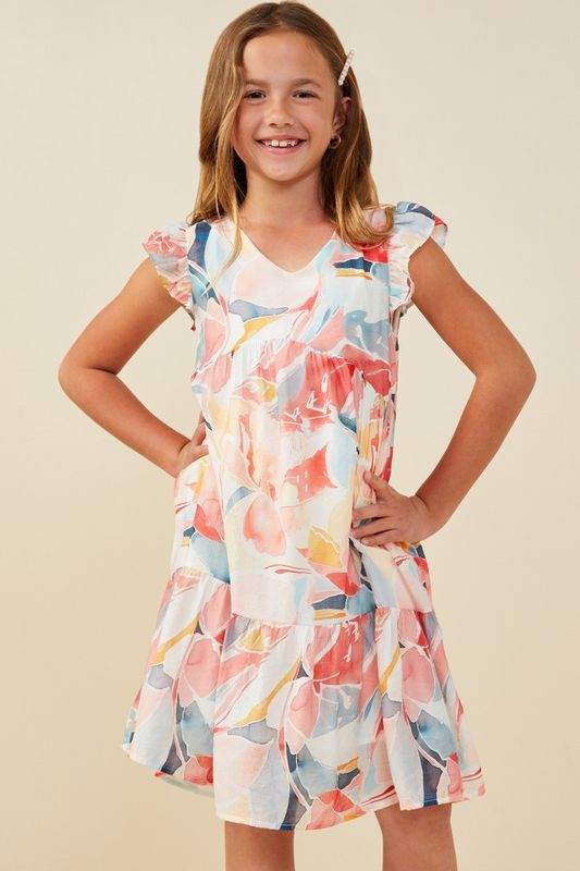 Clarrisa Floral Print Dress, TWEEN