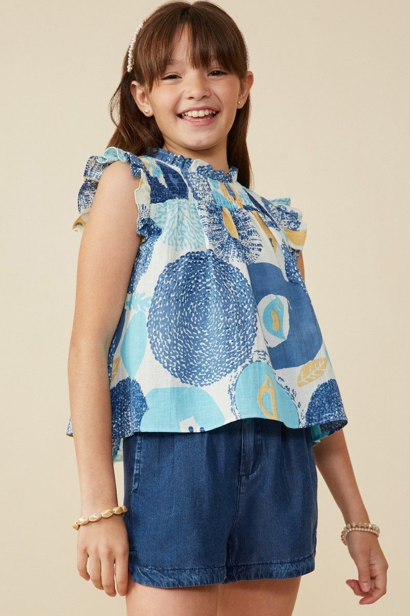 Lucy Lou Print Top, TWEEN
