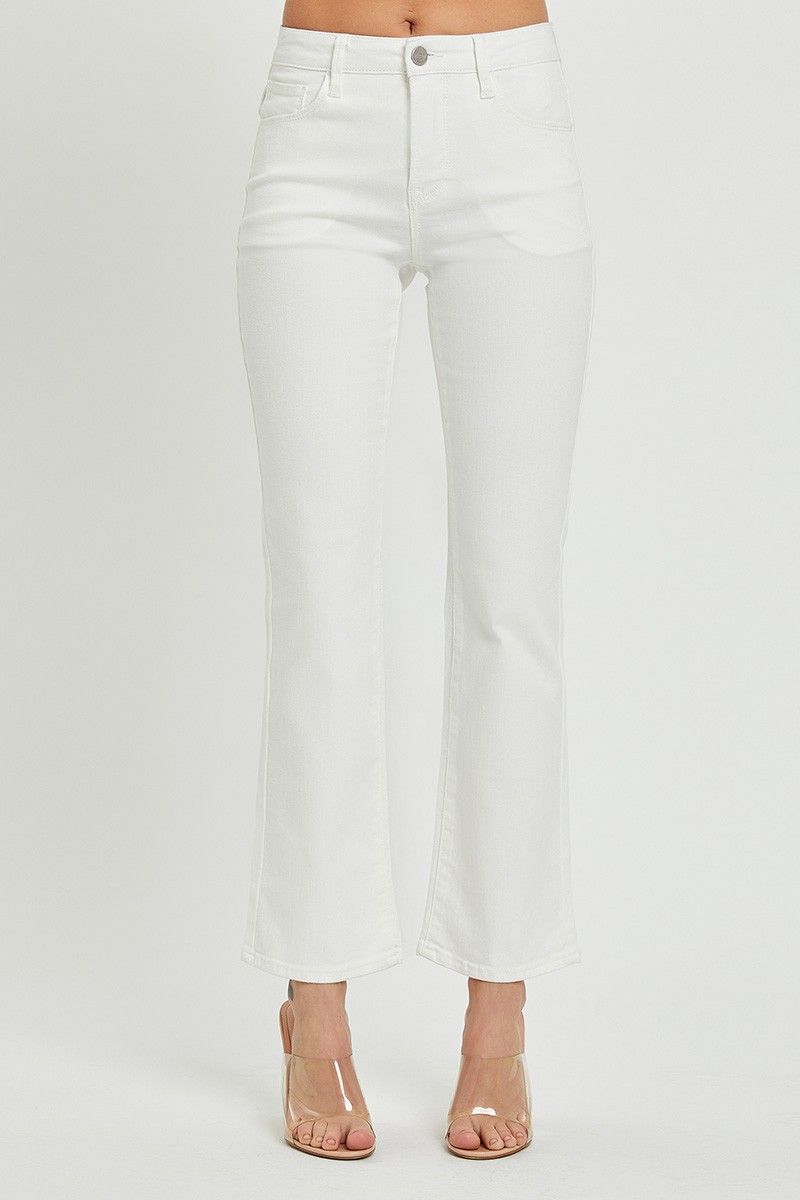 Risen Fresh Path MR Crop Straight Jeans, CURVY