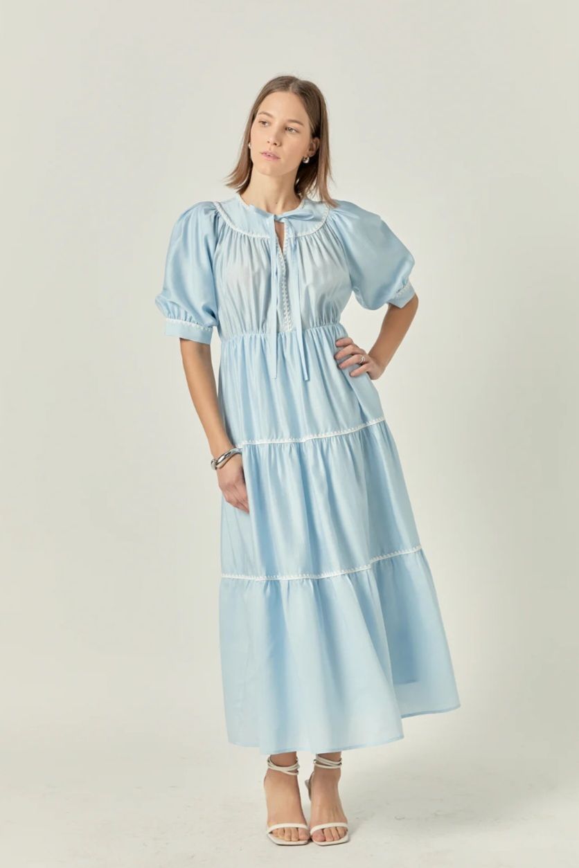 Ancient Waters Embroidered Midi