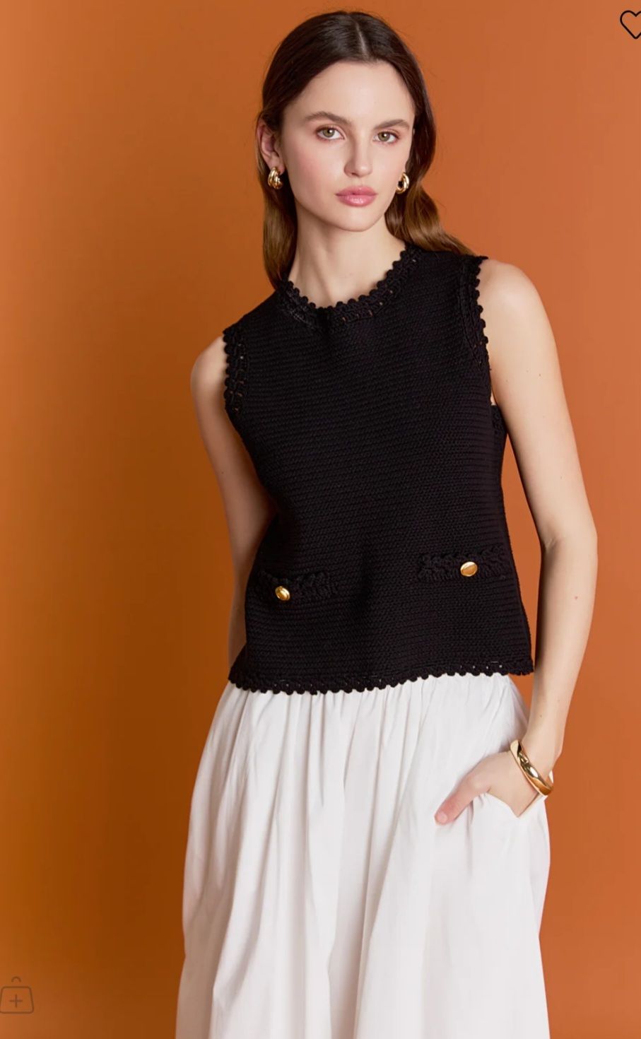Going For The Gold Knit Top