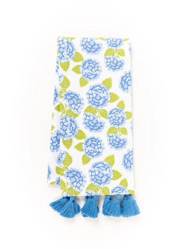 Mary Square Hydrangea Tea Towel
